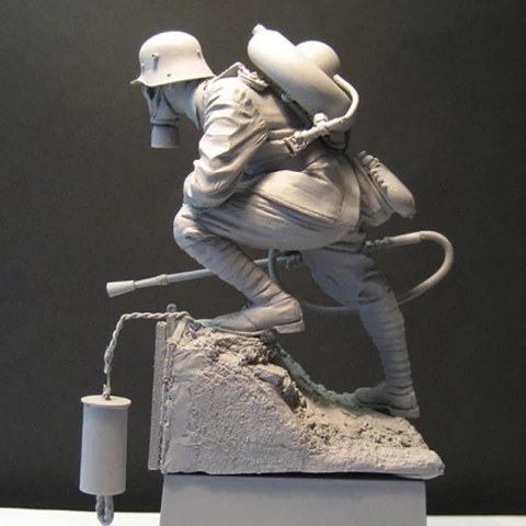 RD 1/16 шкала военные модельная фигурка из смолы Второй мировой войны солдата