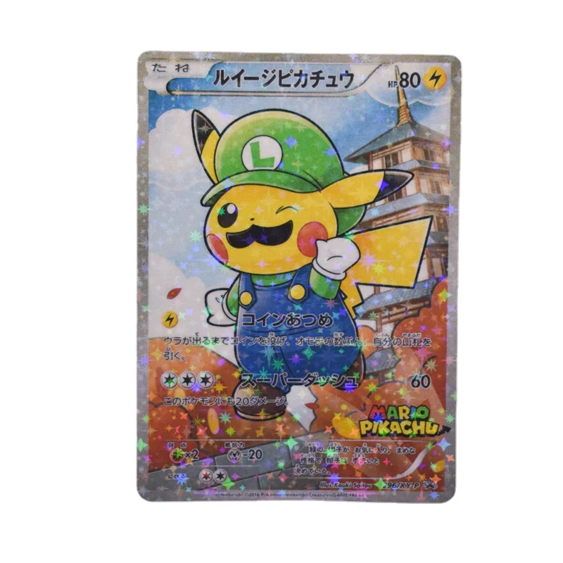 Juguetes De Pokemon Pikachu para ni&ntilde;os y ni&ntilde;as, tarjeta Flash de piel de Super Mario, regalos de vacaciones, novedad de 2021-0