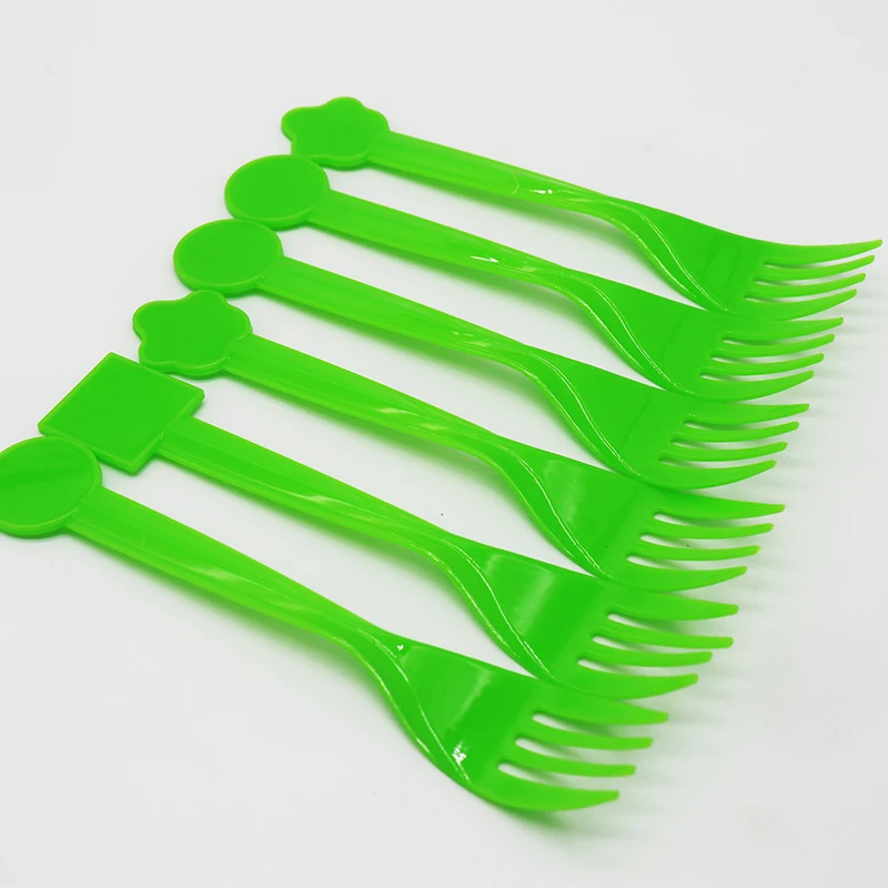 10pcs forks Юрский мотив динозавра вечерние украшения детский душ вечерние поставки Юрского динозавра тарелки салфетки для стаканчиков баннеры - Цвет: 10pcs forks