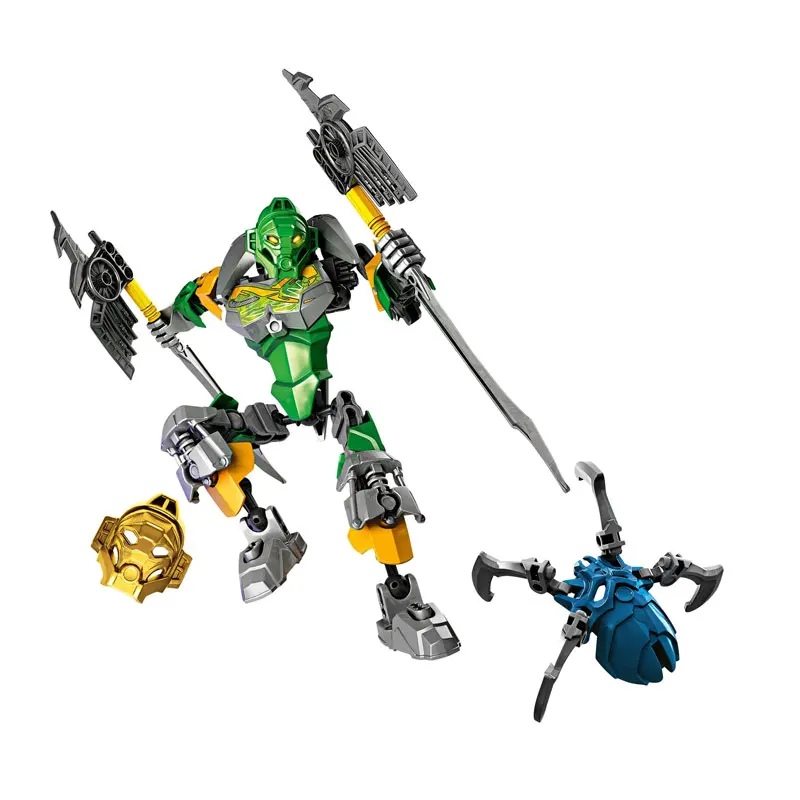 

Bionicle Series Lewa Master of Jungle KSZ 707-1 85pcs Building Block Bricks Toys Children Model Kit Action Figure
