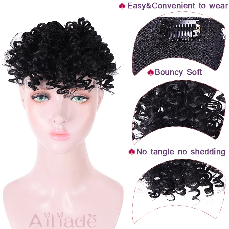 AILIADE кудрявые афро конский хвост для наращивания волос кусок термостойкие