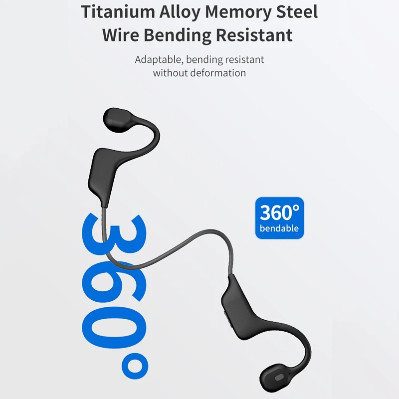 

Wireless Headphones Bluetooth 5.0 Bone Conduction Earphone Sport Headset with Microphone Handsfree Headsets