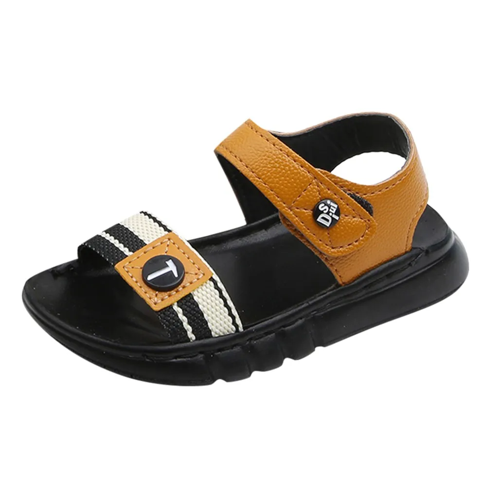 Детская обувь Пляжные сандалии для маленьких мальчиков и девочек Повседневная