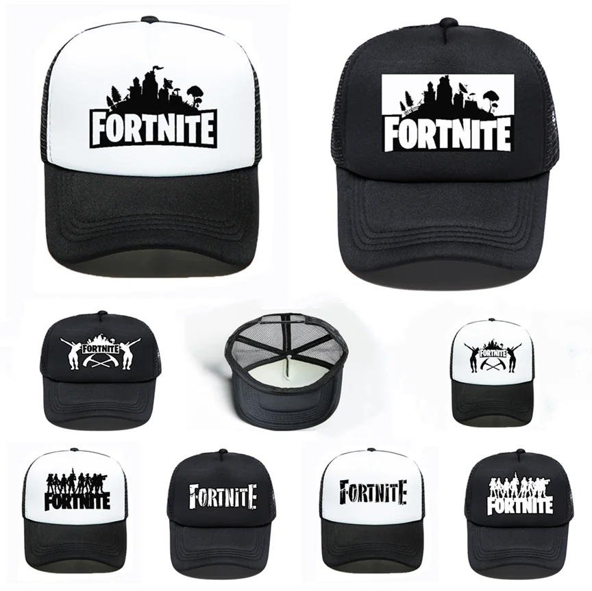 Регулируемая бейсболка для игры Fortniteed взрослых дышащая летняя сетчатая Кепка