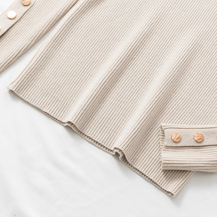 Женский однотонный облегающий свитер повседневный вязаный кашемировый пуловер