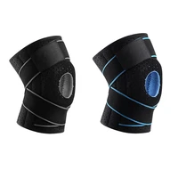 1pc sports kneepad pressurized fitness running cycling bandage elastic knee pads support fitness gear volleyball brace protector