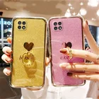 Блестящий чехол с блестками для Samsung Galaxy M52 M32 M22 M12 M31 S21 Ultra S20 + FE A12 A32 A22 A52s A72 M30S M21, силиконовый чехол