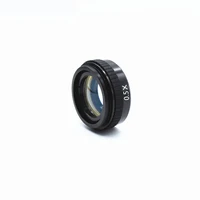 0745 monocular lens 2x zoom objective microscope lens auxiliary objective 0 3x 0 5x miniature objective lens