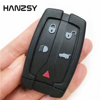 new 5 buttons remote key shell for land rover freelander 2 3 replacement smart key blade fob blank cover