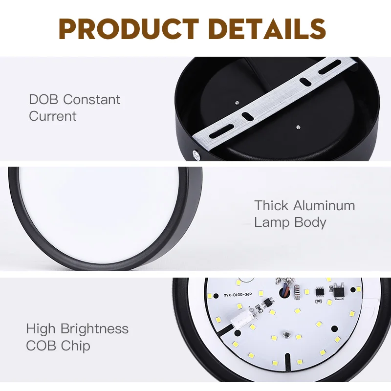Ultra Thin Led Downlights 110V 220V Surface Mounted Down Light Lamp 5W 10W 15W Downlight for Living Room Home Lighting | Лампы и