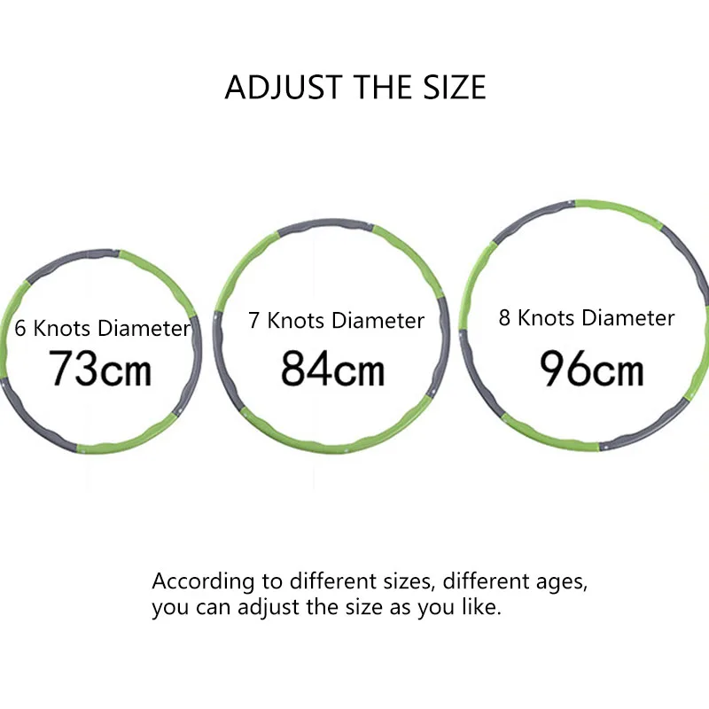 6 узлов фитнес спорт обруч Йога талия упражнения для похудения спортивный
