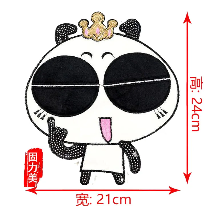 1 шт. полотенце с вышивкой в виде мультяшных животных панды собаки медведя