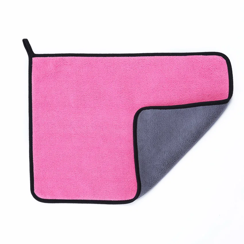 

10 шт 30*40 см машинная стирка розовое полотенце s Чистящая тряпочка микрофибра полотенце для мойки и сушки полотенце микрофибра салфетка для о...