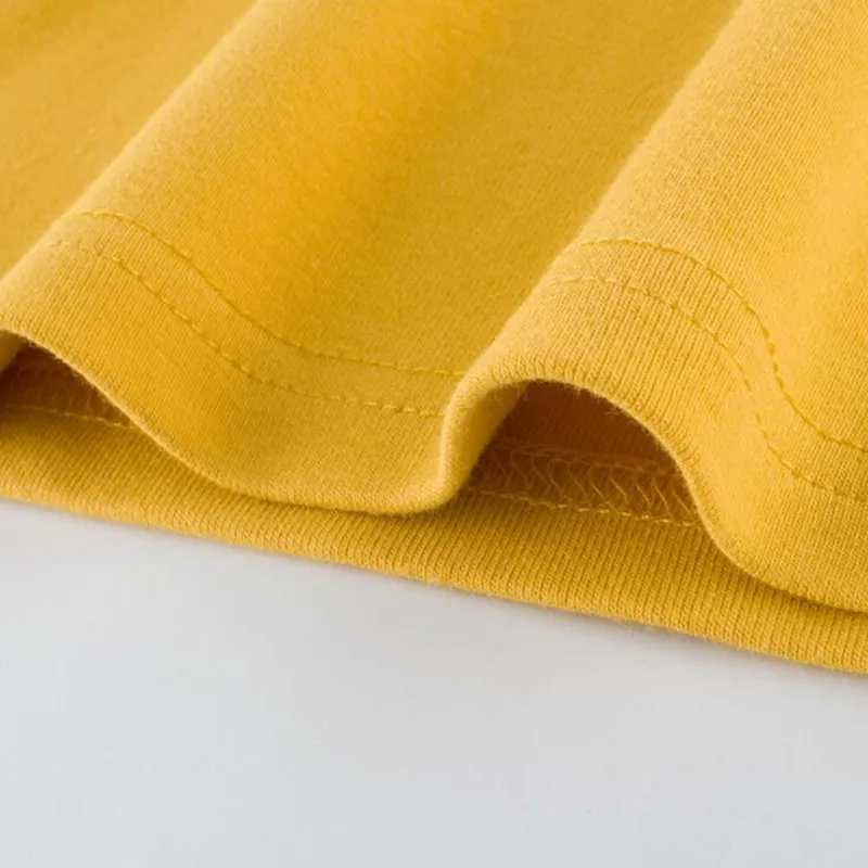 

Children's Solid Color High-Neck Long-Sleeved T-Shirt 2021 Spring Autumn Girls Boys Letter Print Bottoming Shirt For 1-10 Years