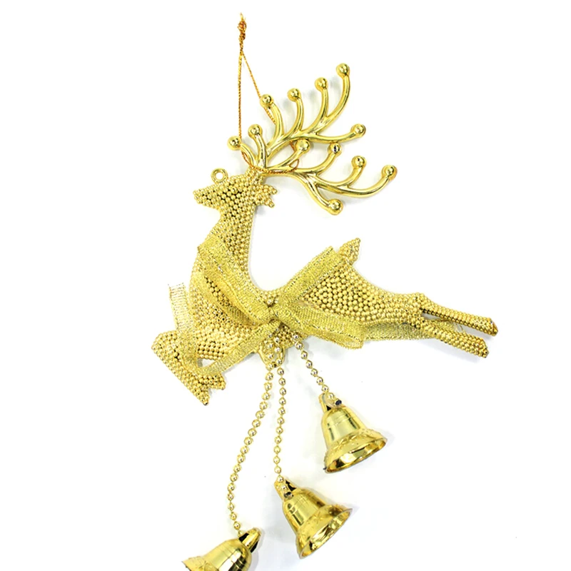 

Christmas Tree Decoration Deer Silver Chital Hanging Xmas Baubles Party ornament