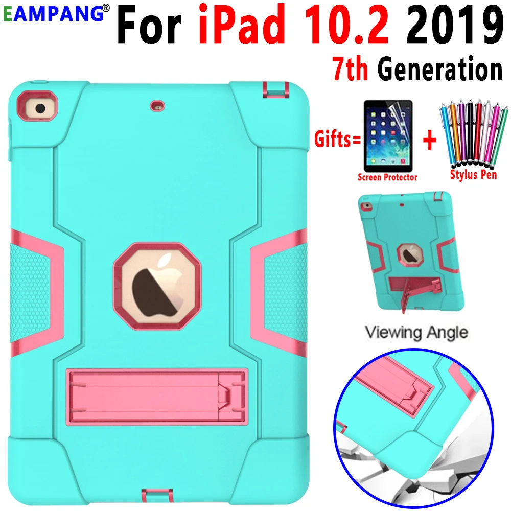 Ударопрочный чехол для iPad 7 7-го поколения Apple 10 2 2019 A2197 A2200 A2198 A2232 с подставкой |