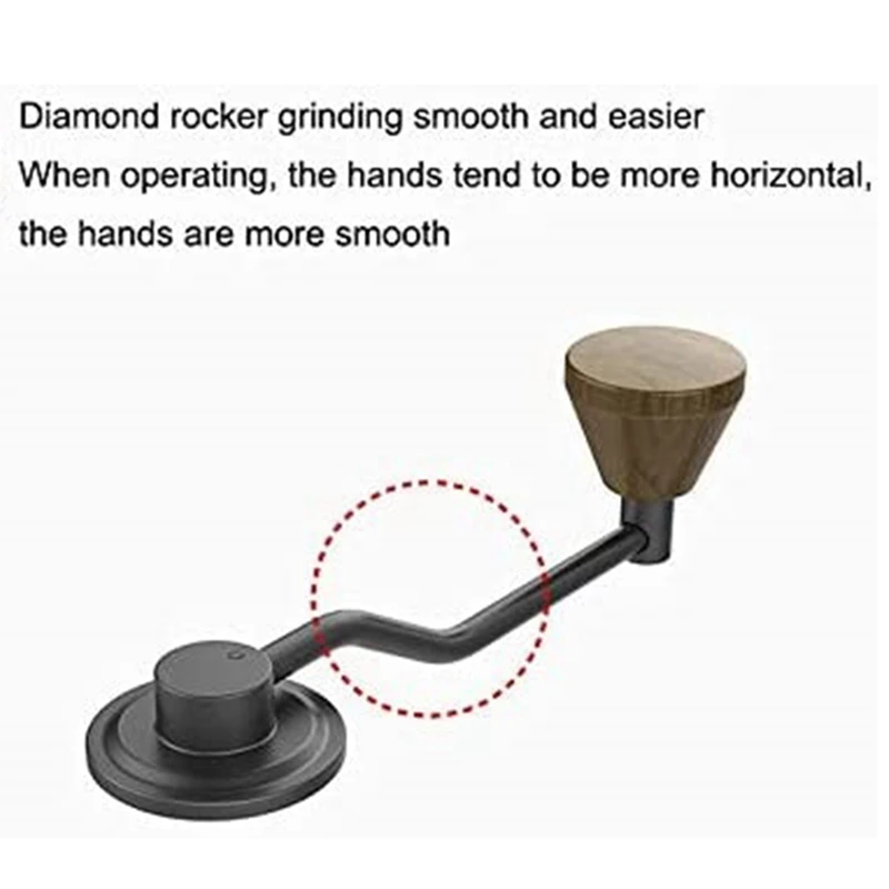 

Slim Portable Grinder Minimalism with Adjustable Setting Conical Burr Mill Burr Coffee Grinder for Hand-Drip Espresso