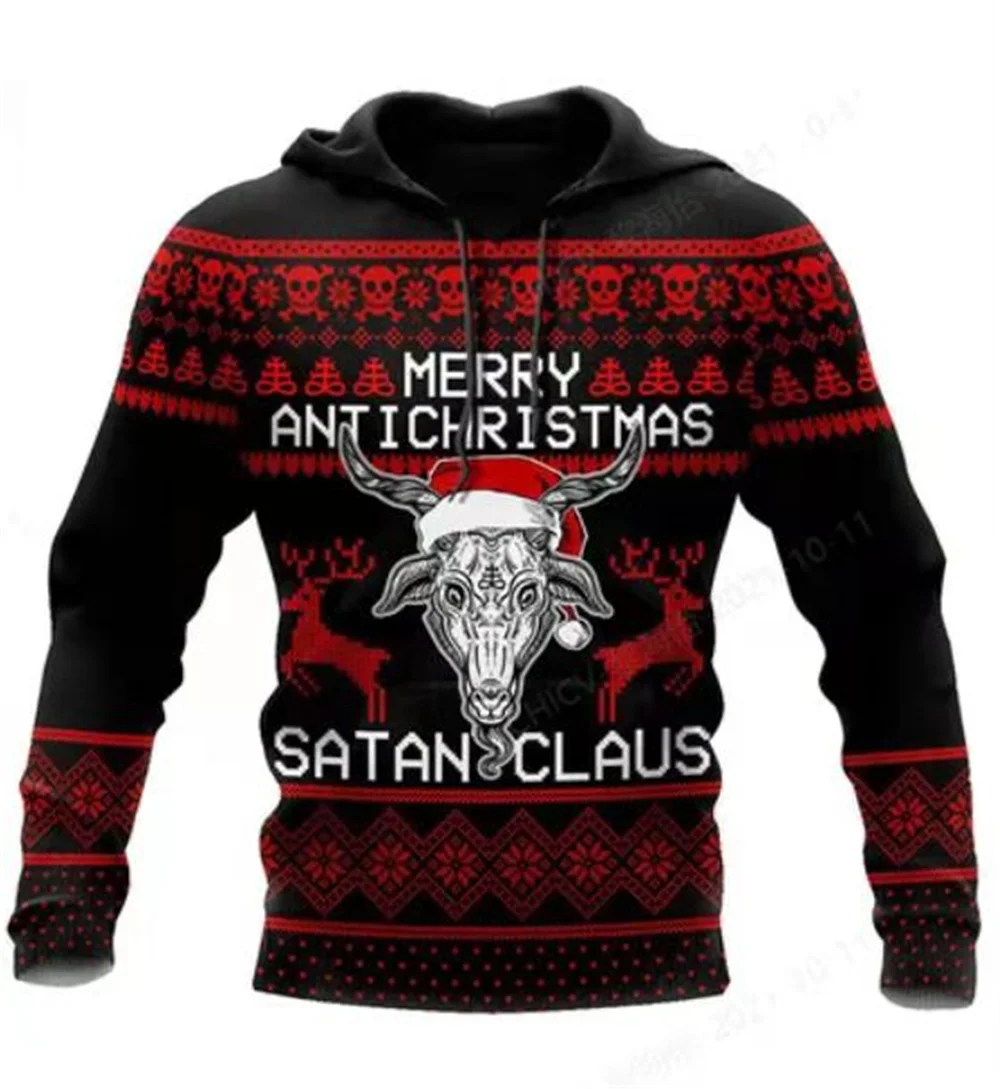 

New Viking Warrior Cosplay Costume Tattoo Pullover Sportswear Casual Color 3d Sweater Print Hoodie/Sweatshirt