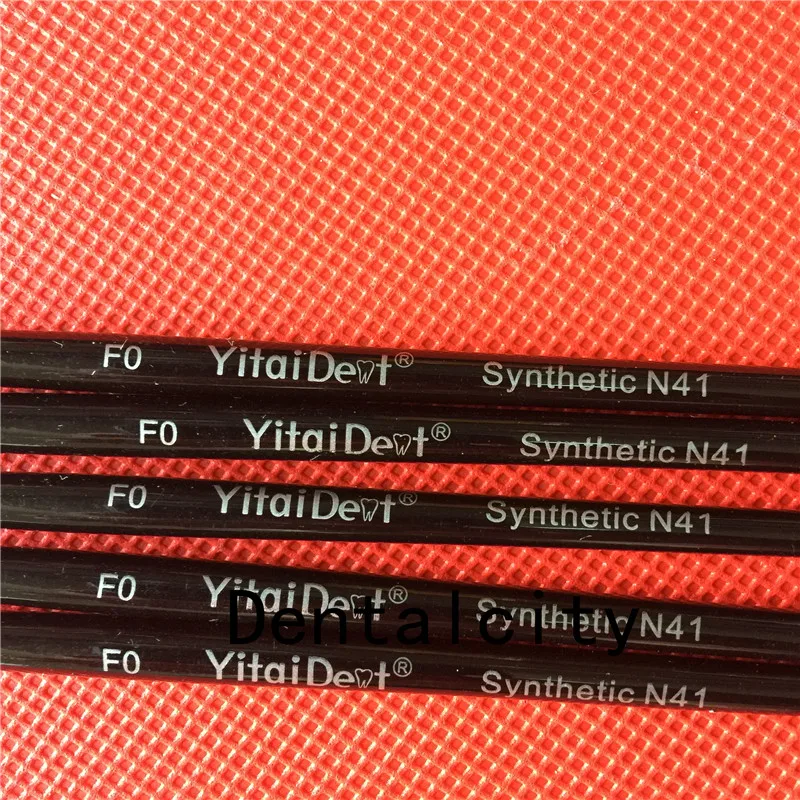 5 шт. стоматологические фарфоровые кисти F0|Модель зубов с орто-металлическим