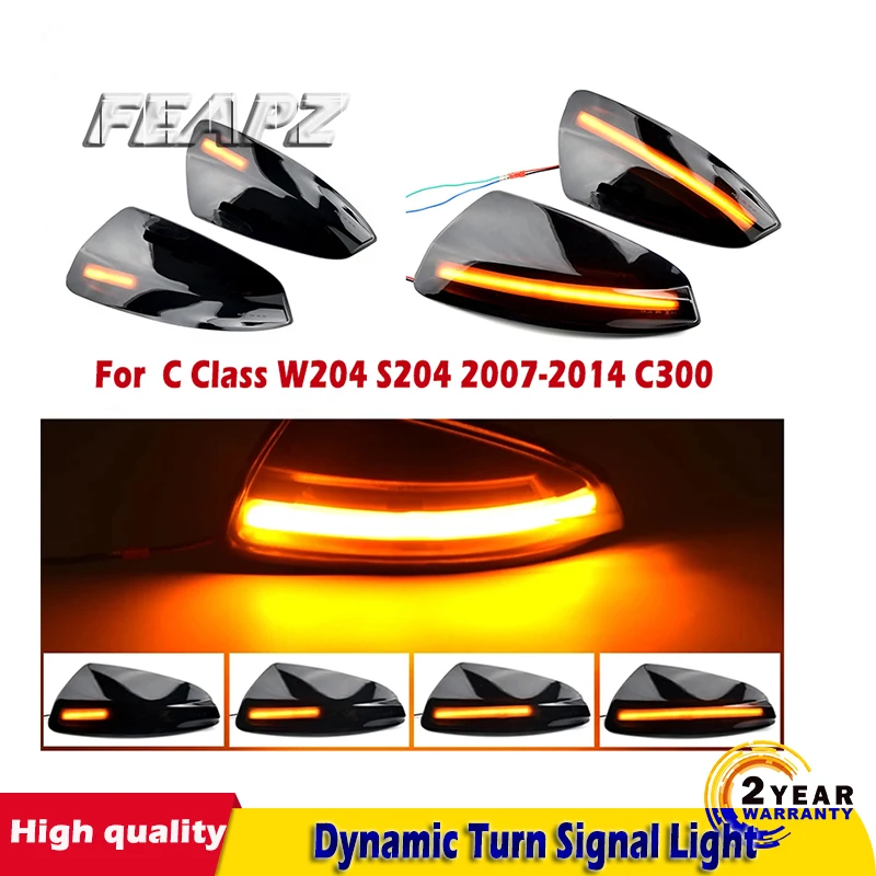 

Светодиодный Динамический указатель поворота для Mercedes Benz Viano Vito C Class W204 S204 2007-2014 C300 W639