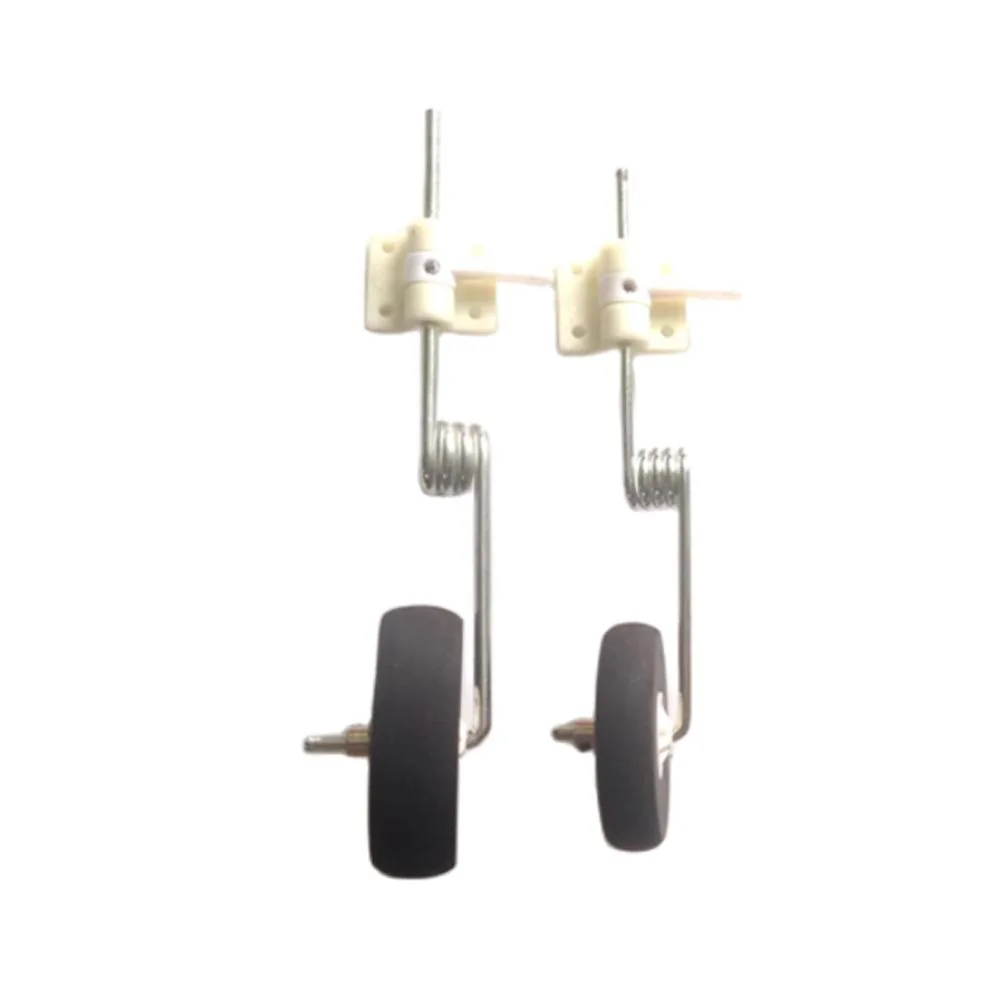 

1Set Model Fixed Wing Airplane Dia 55/60mm Front Wheel Steering Landing Gear Assembly Dia 3/4mm Steel Wire Undercarriage Kits