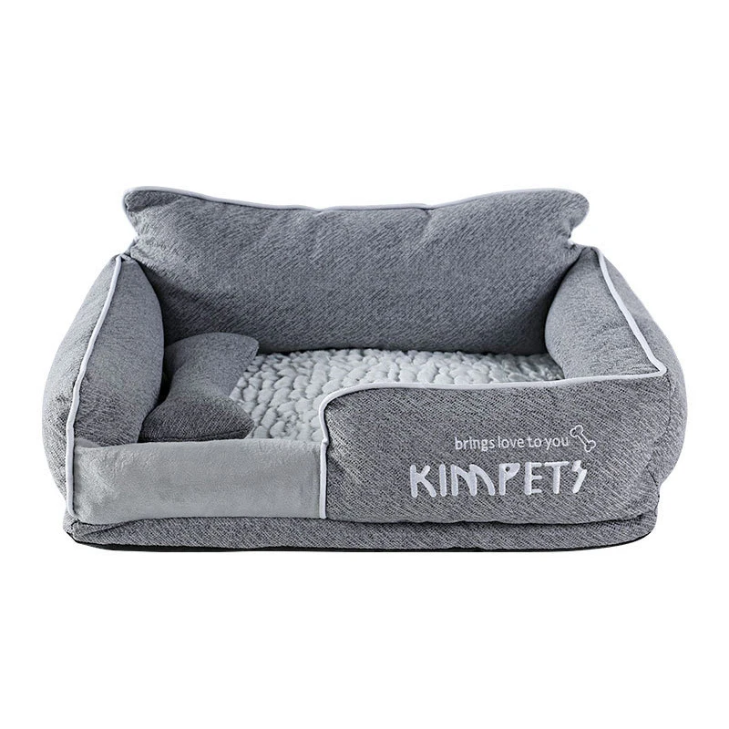 Кровать для собаки моющаяся дом собак корги собачья будка зимняя теплая съемная