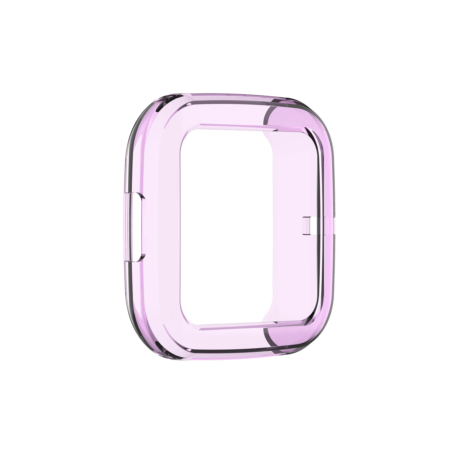 100 шт./лот прозрачный силикон чехол для Fitbit Versa 2 Смарт часы защитный чехол Сменные аксессуары ремешок для часов 6 цветов