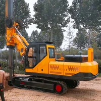 hydraulic type highway guardrail pile driver with hydraulic hammer milling machine water well well drilling machine