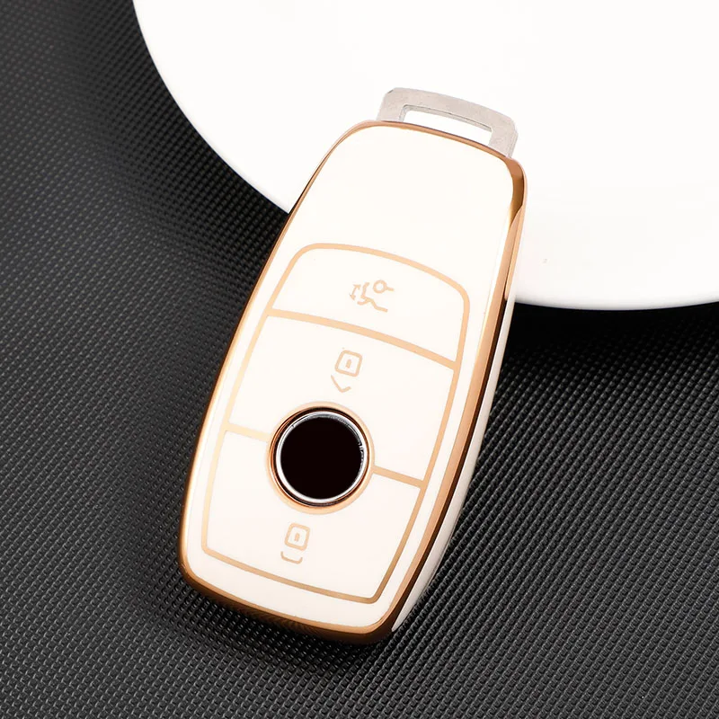 

TPU Car Remote Key Case For Mercedes Benz E Class W213 E200 E260 E300 E320 Protective Key Cover Fob Holder Shell