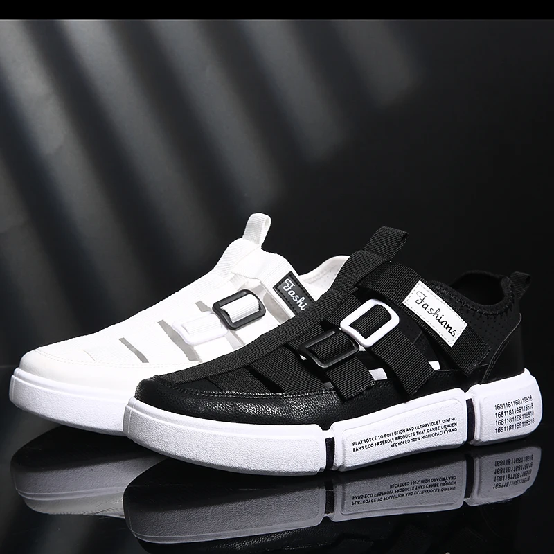 

Кроссовки мужские дышащие, мягкая повседневная обувь, черные, на лето