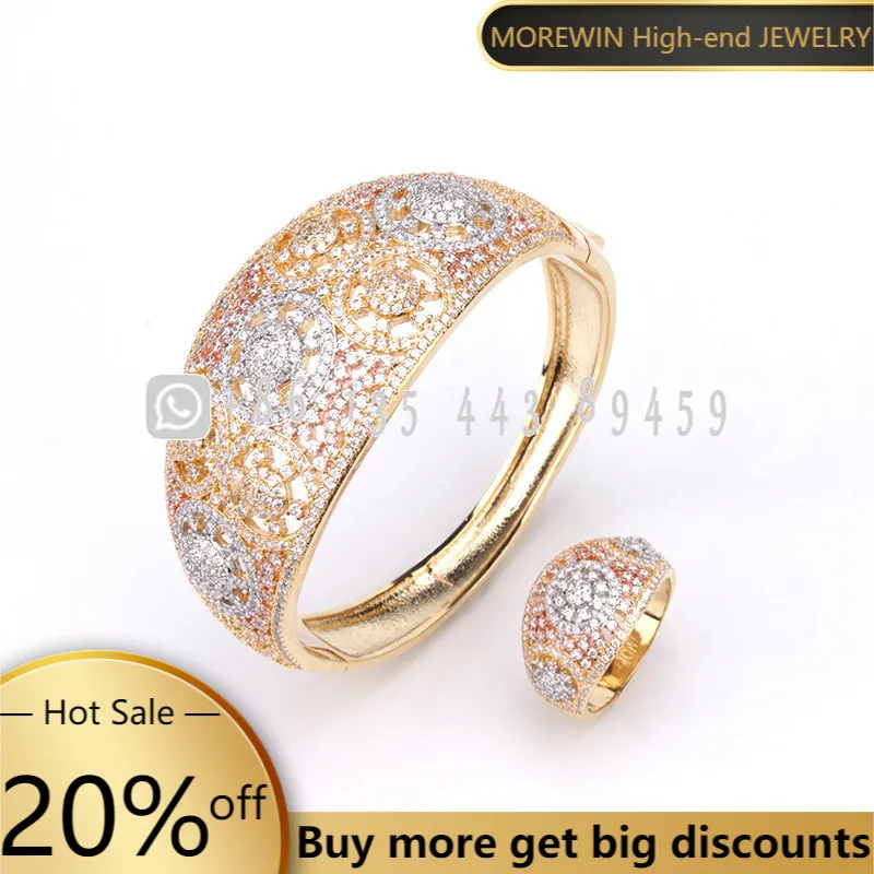 

Европейский и американский креативный инкрустированный цирконием браслет, Индивидуальный маленький роскошный трехцветный женский брасле...