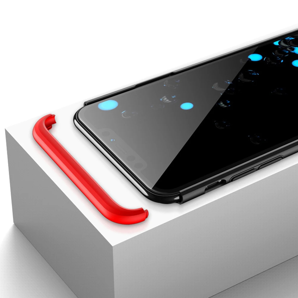 Для iPhone 11 Pro Max ударопрочный армированный Жесткий Тонкий чехол на 360 ° + пленка для