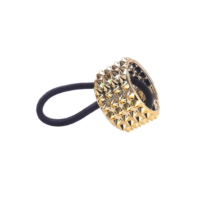 Геометрические эластичные повязки для волос держатель хвоста пряжка кольцо