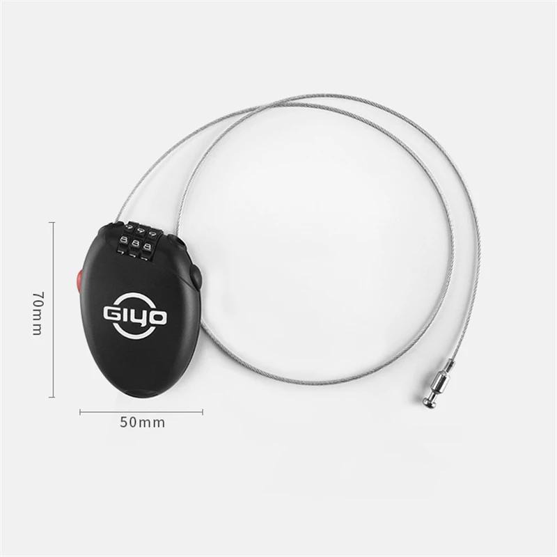 Велосипедный мини-замок GIYO для багажника ранец сумка велосипед MTB защита от кражи