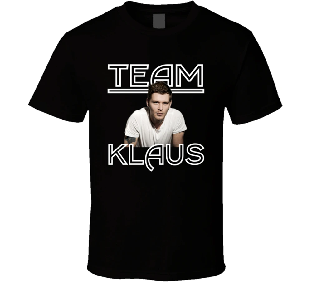 Новая команда Klaus Joseph Morgan Originals Vampire Diaries Men'S футболка Размер S 2Xl брендовая одежда
