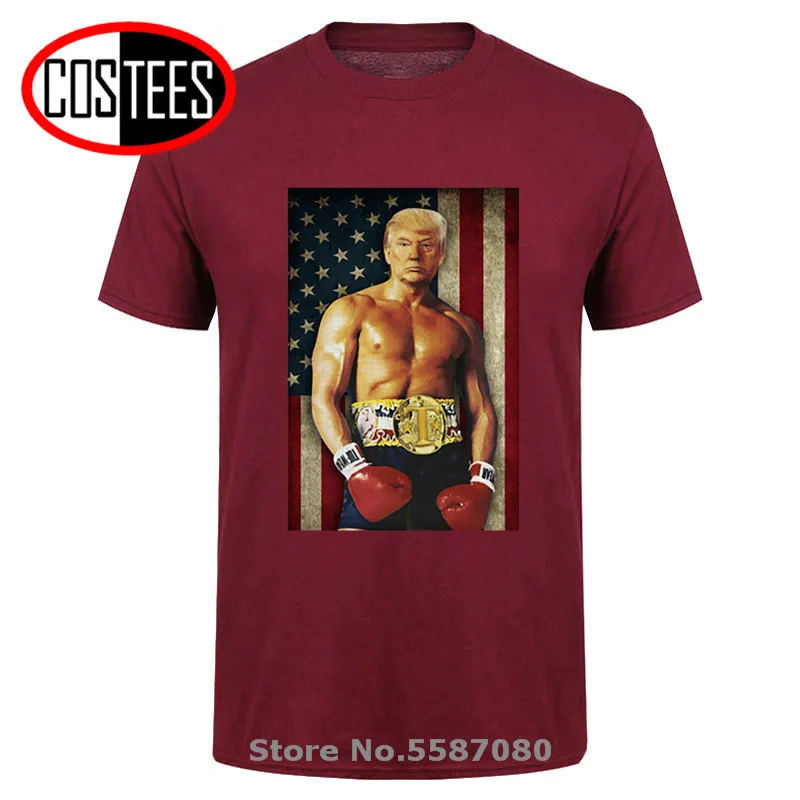 Rocky summer Balboa style Дональд Трамп 2020 футболка для мужчин чемпионат США президент