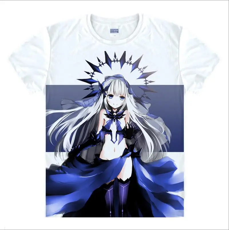 Kawaii Date a Live футболка Tokisaki Kurumi Yatogami Tenka Itsuka Kotori аниме милый мультяшный костюм для