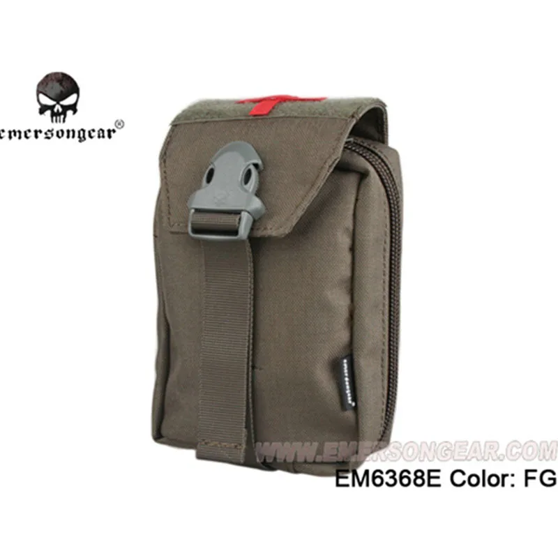FG Emersongear Emerson EDC сумка Боевая страйкбольная аптечка сумка медицинская сумка Molle нейлоновая сумка для выживания для спорта на открытом воздухе модульная - Цвет: FG