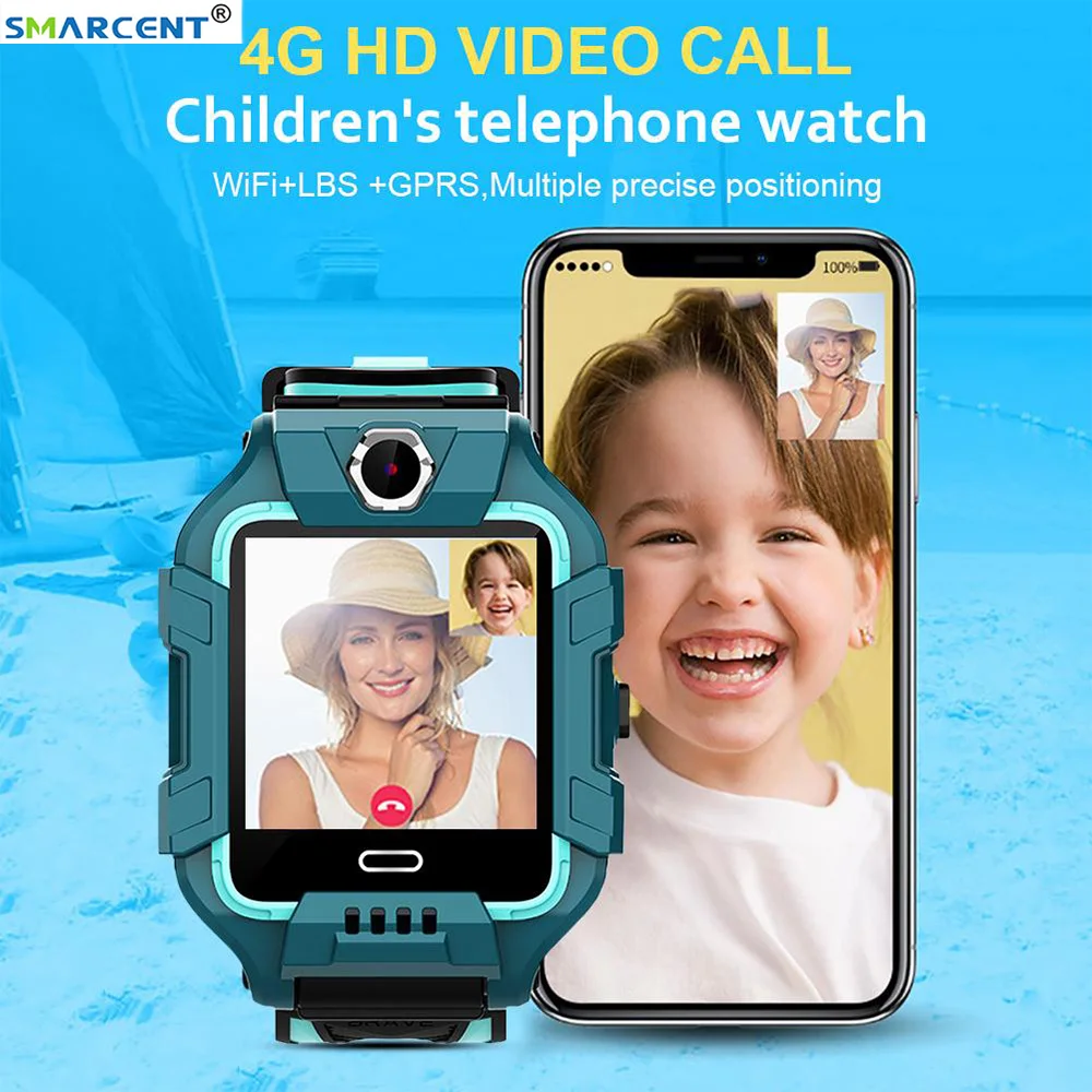 Y95 4G Детские Смарт-часы HD видео чат вызов с AI оплаты Wi-Fi gps позиционирования Smartwatch для малышей детей студентов