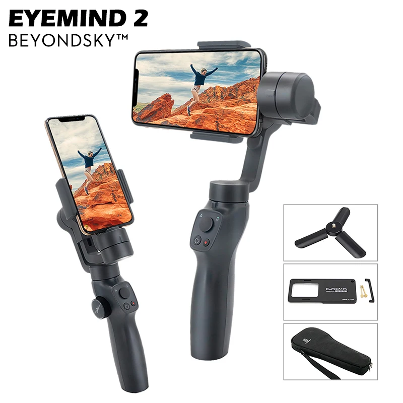 BEYONDSKY EYEMIND 2 ручные стабилизаторы смартфон стабилизатор VS Zhiyun Smooth 4/Q Модель для iPhone X 8Plus 8 7 Android - Цвет: Whole set