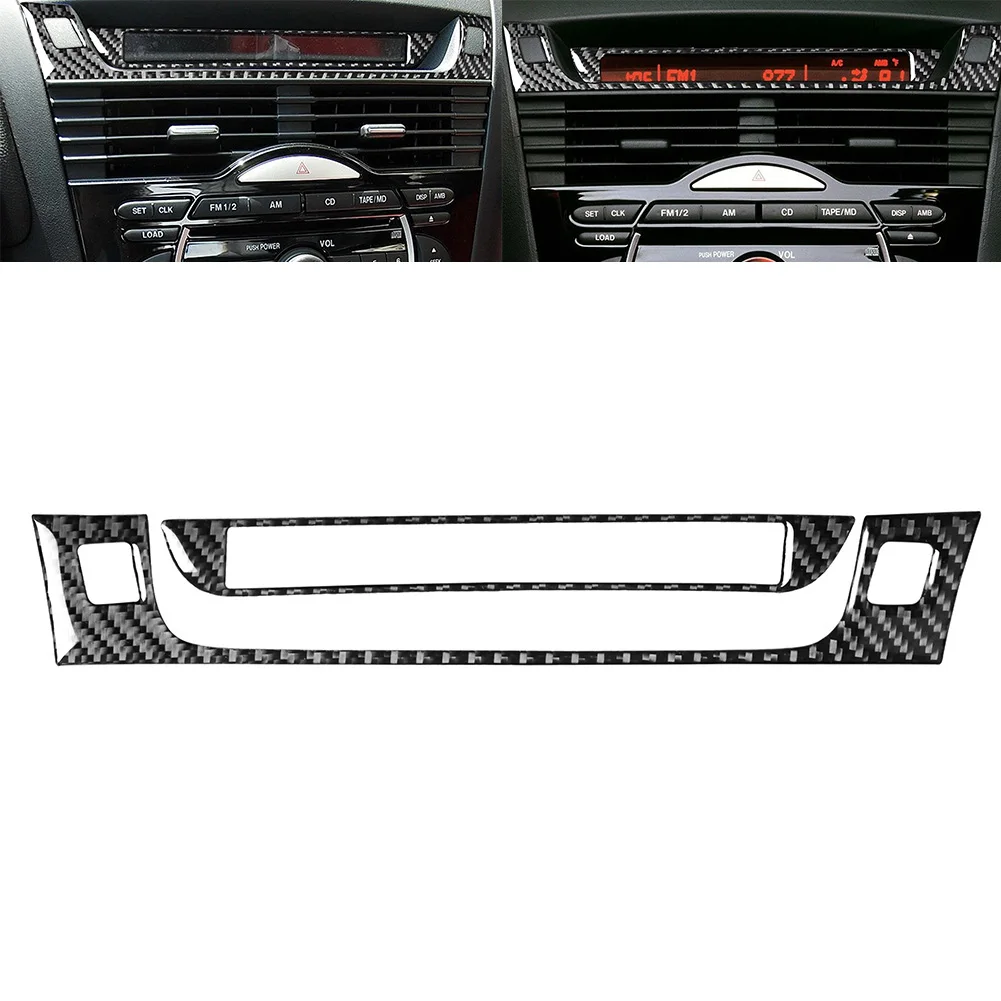 

Message Display Panel Trim Cover Easily Installation Personal Car Carbon Fiber Dashboard Elements for Mazda RX-8 2004-2008