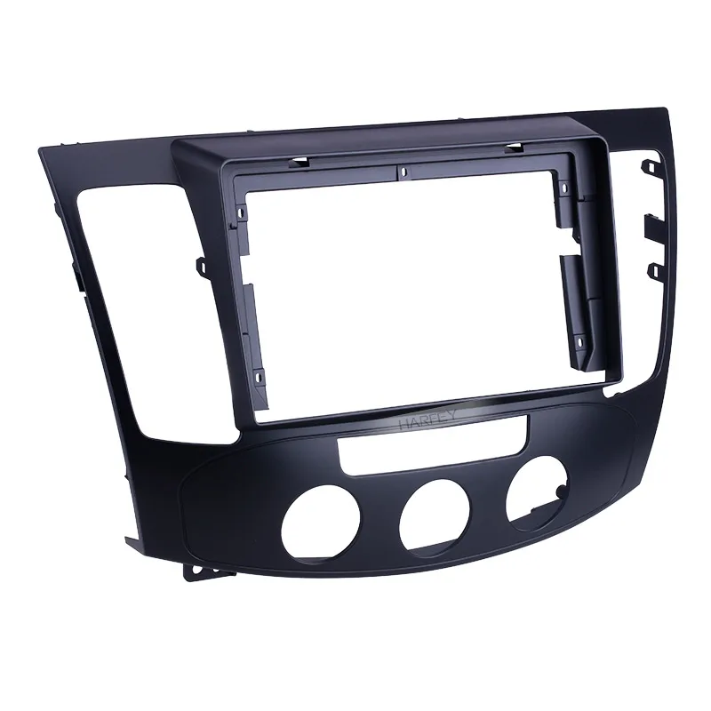 Harfey OEM-стиль 2Din черная Автомобильная рама для 2009-2010 Hyundai Sonata Nfc Руководство A/C