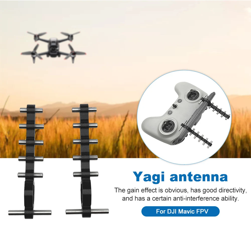 Портативная 1 пара запасных частей для усиления сигнала усилитель антенны YAGI DJI FPV