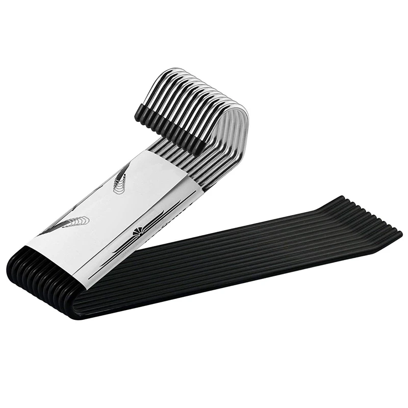 Металлические Слаксы/вешалки для брюк Открытые брюки легко скользят органайзеры