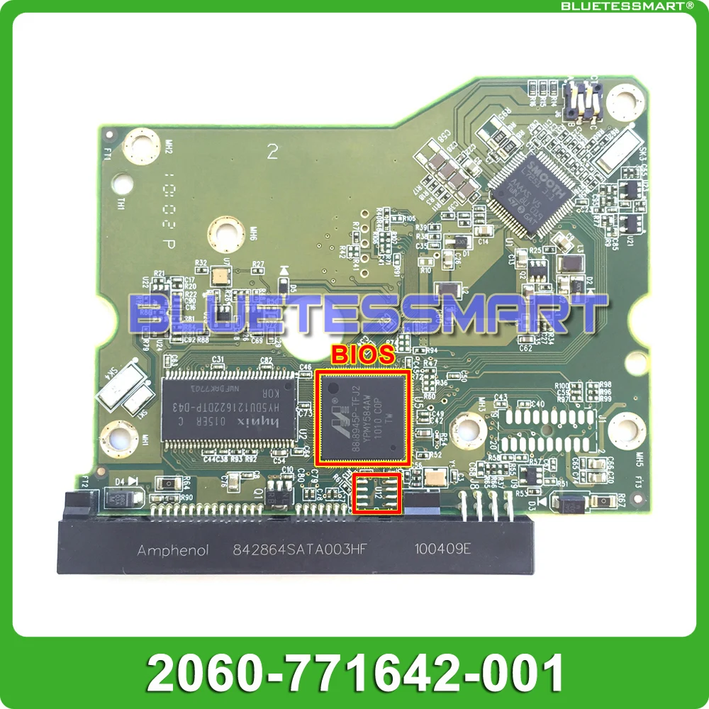 HDD PCB Логическая плата 2060 771642 001 REV P1 для жесткого диска WD 3 5 SATA без чипа BIOS