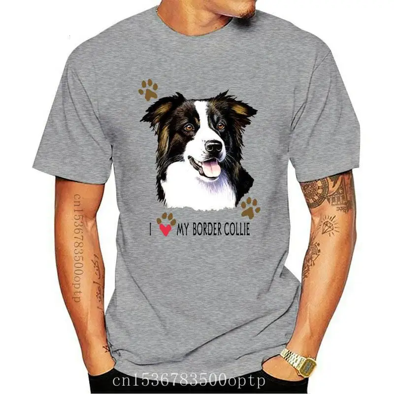 

Футболка с надписью «I Love My Border Collie Dog»