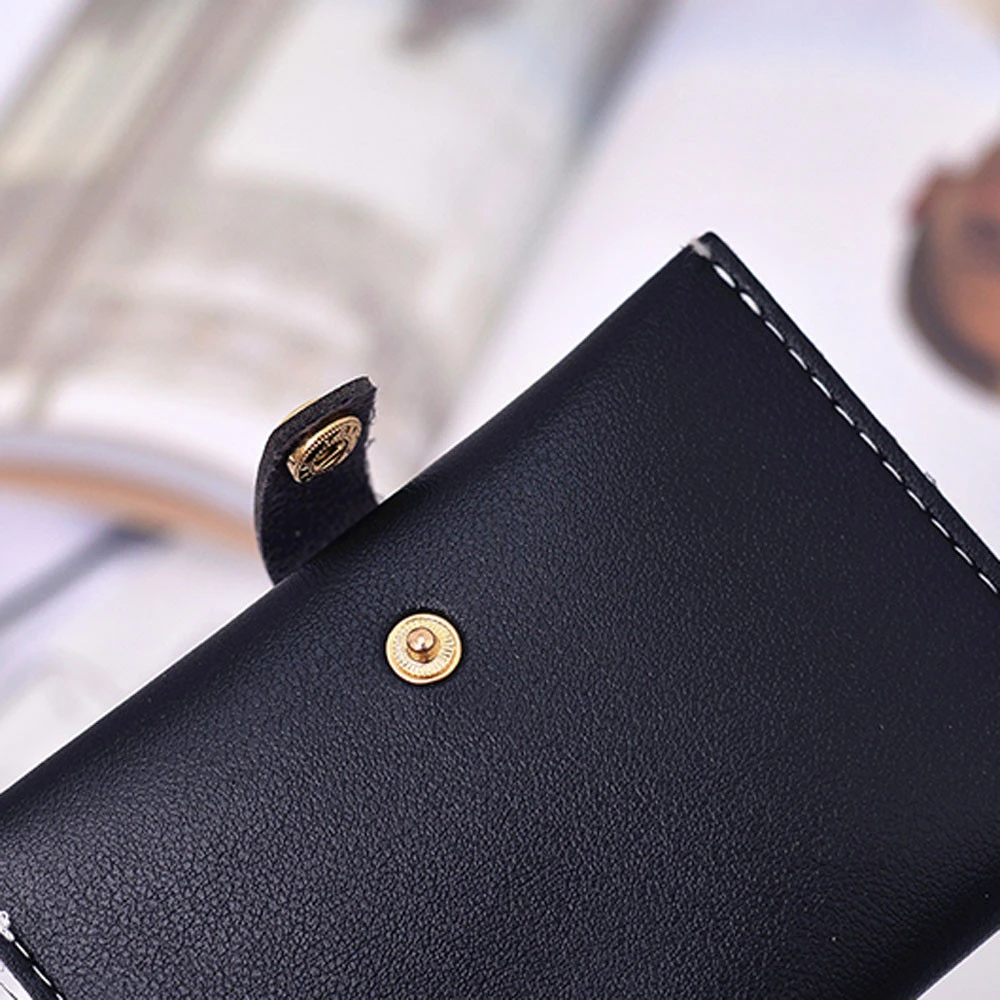 Мини кошелек из искусственной кожи с милой мультяшной головой животного слона на