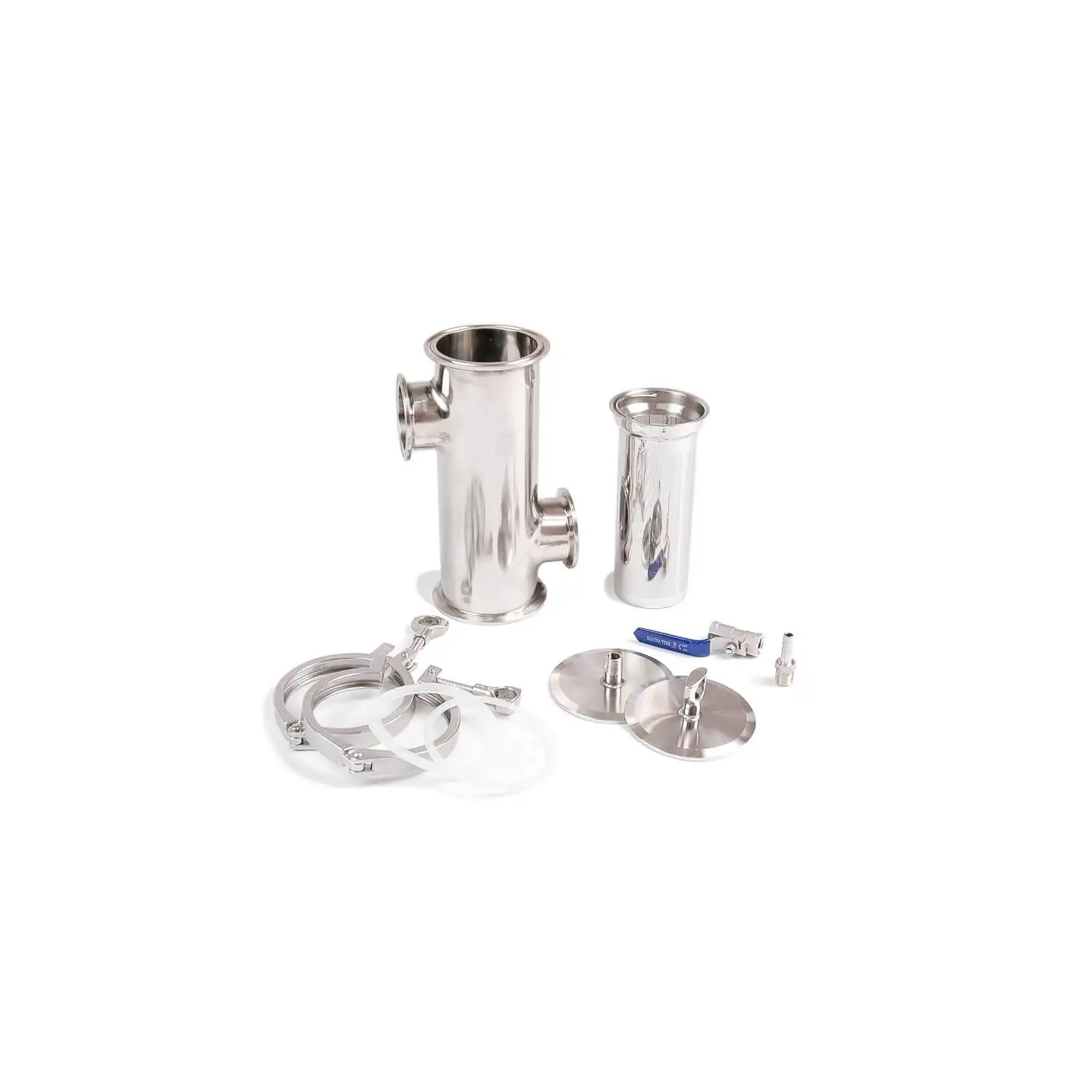 Джин-корзина 1 5&quot (38 мм) под засыпь с краном | Дом и сад