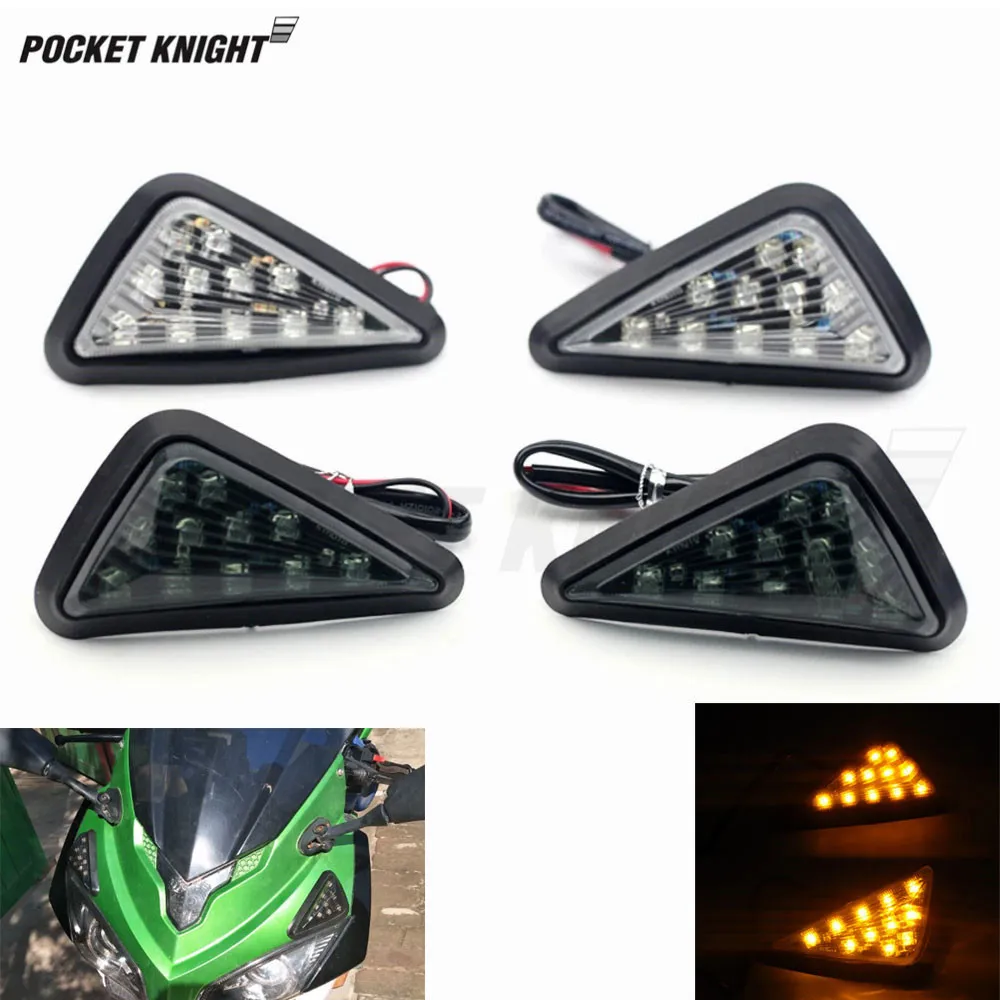 Светодиодный передний указатель поворота для Suzuki GSX-R 125 150 250-2017 GSXR 2020 600 01-750