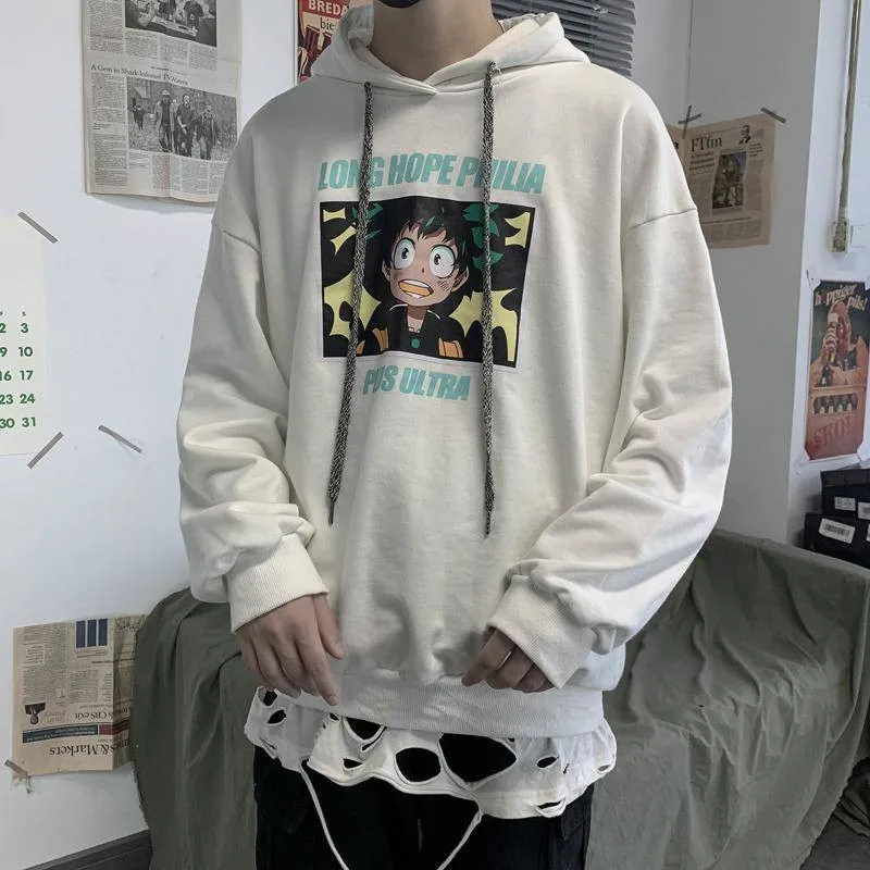 Толстовка Мужская/Женская с длинным рукавом свитшот рисунком аниме Моя